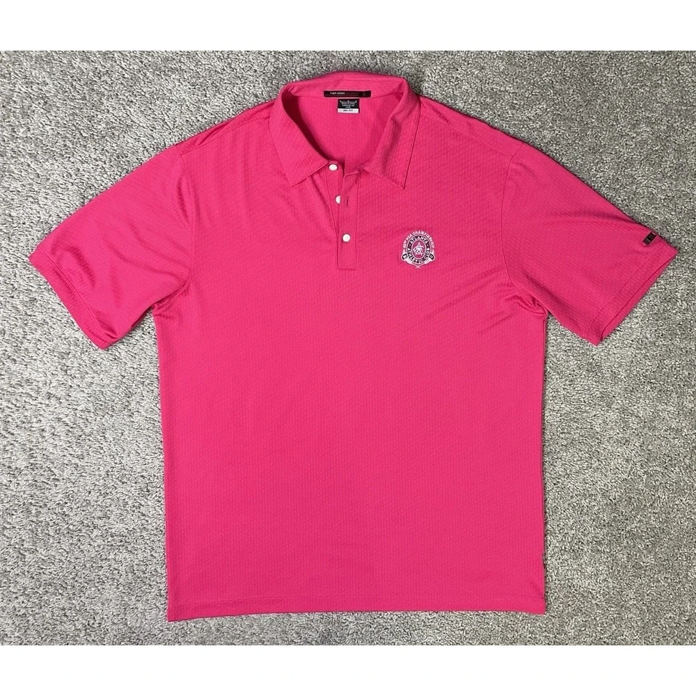 Nike Vintage Tiger Woods PGA Championship Polo‎ Atlanta Shirt Size Men's Large